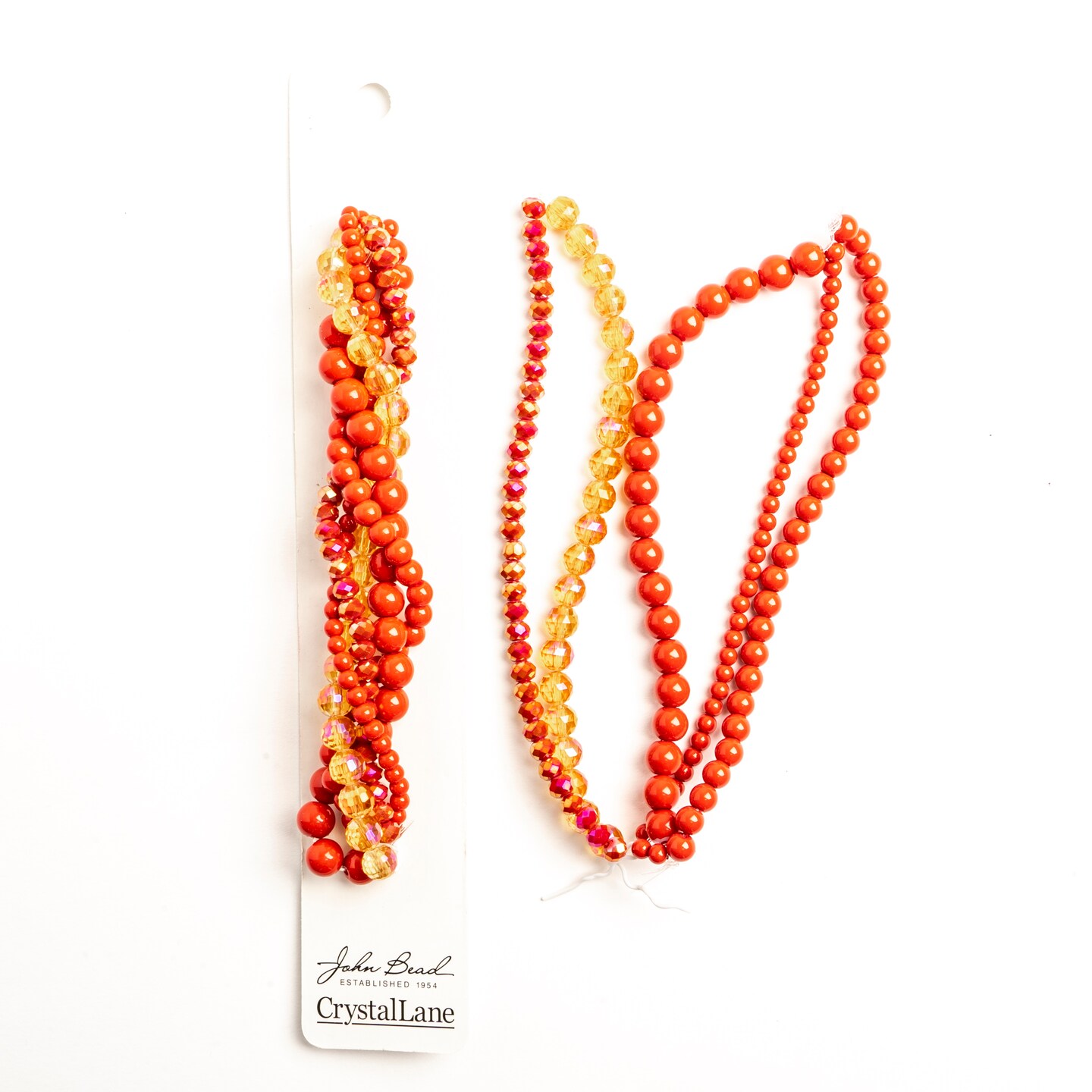 Crystal Lane DIY Anthurium Twisted Glass & Pearls Beads, 5 Strands