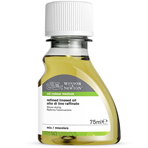 Refined Linseed Oil, 75ml (2.5oz) Bottle