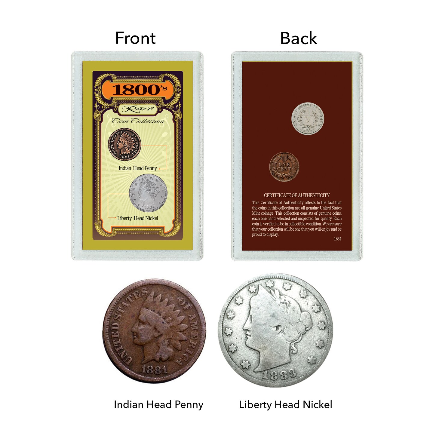 1800&#x27;s Rare Coin Collection