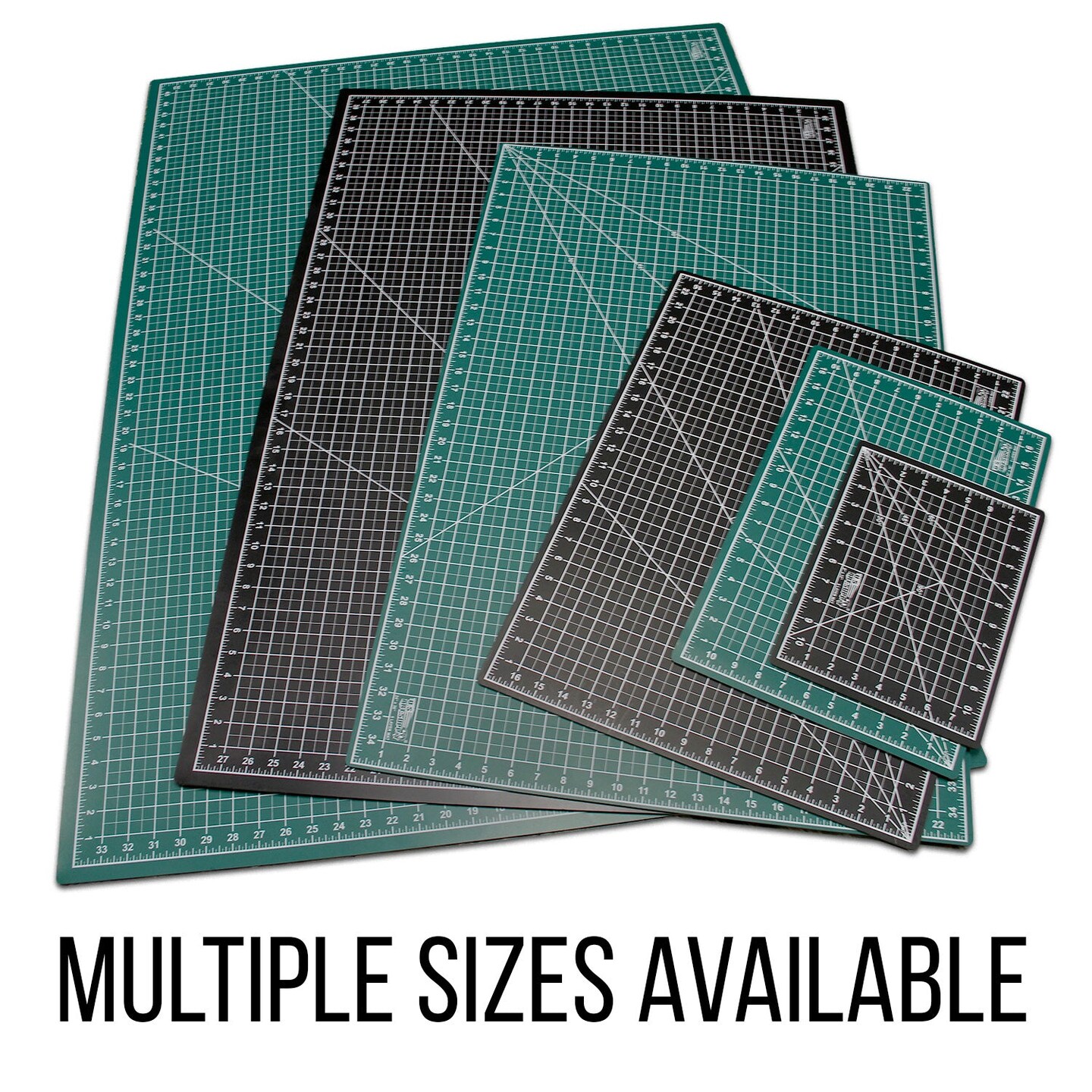 US Art Supply 40 x 60 GREEN/BLACK Professional Self Healing 5-Ply Double  Sided Durable Non-Slip Cutting Mat Great for Scrapbooking, Quilting, Sewing