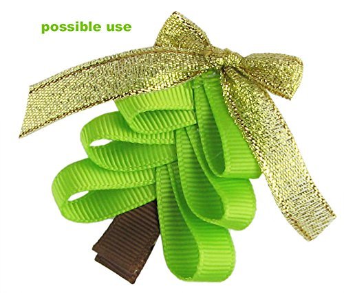 Q-YO Holiday Christmas Grosgrain Ribbon Set for Gift Package Wrapping, Hair Bow Clip Accessory Making, Crafting, Wedding Decor. (60yd(12x5yd) 3/8&#x22; Grosgrain Ribbon-Xmas)