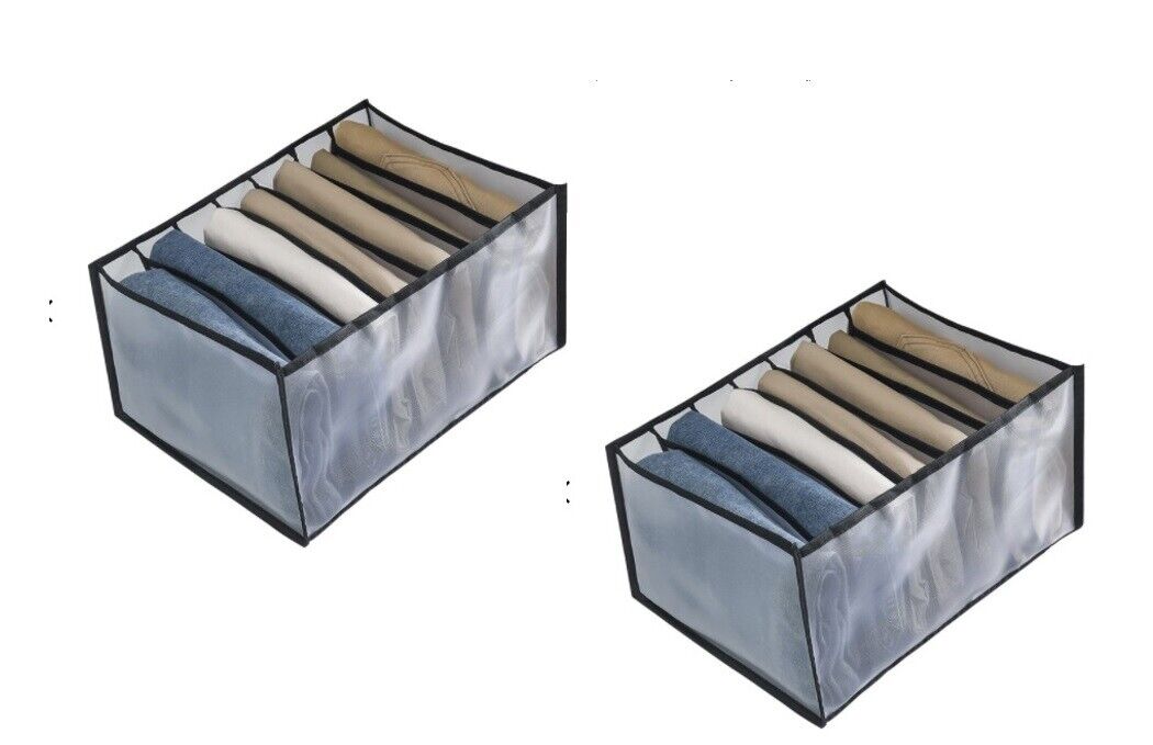 Kitcheniva Foldable Drawer Organizer Closet Storage Box 2 Pcs