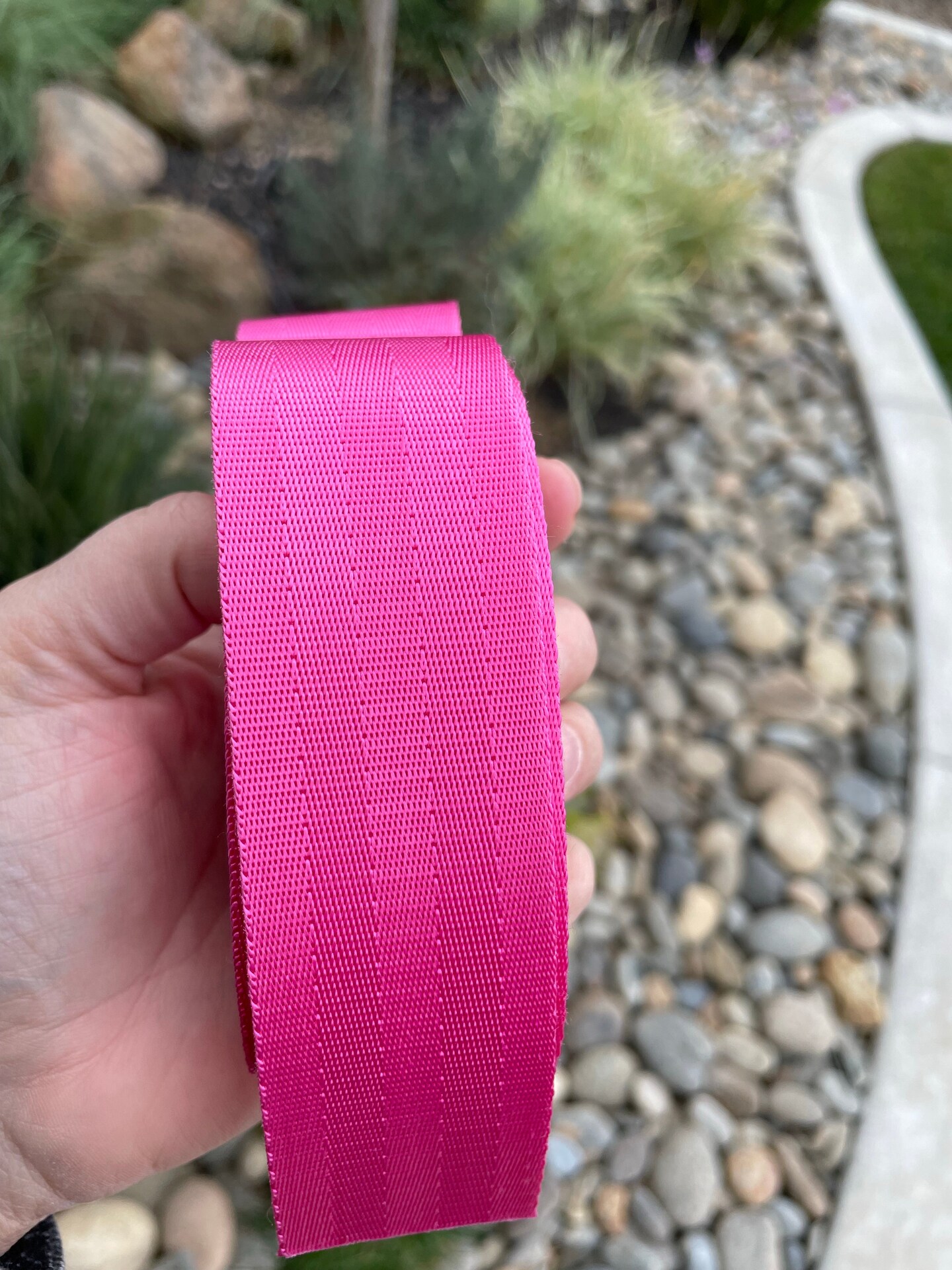 Hot Pink 1.5&#x201D; Seatbelt Webbing