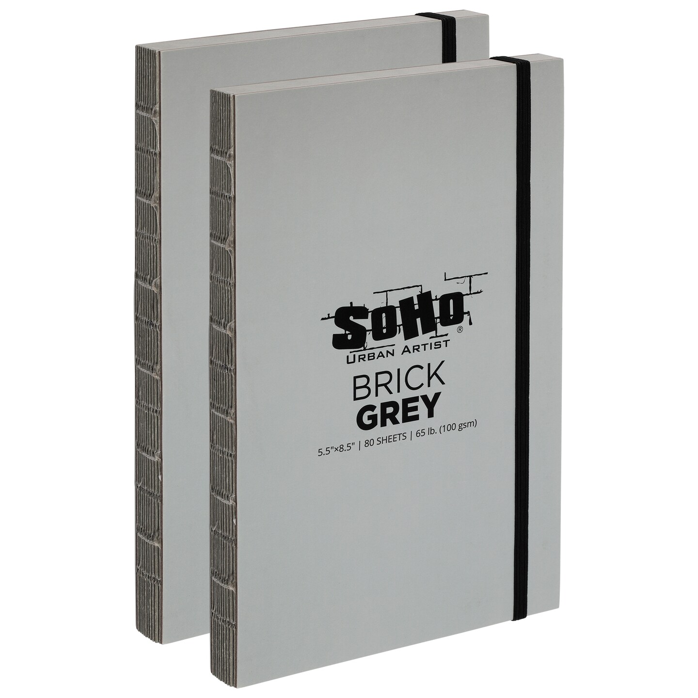 SoHo Urban Artist Brick Journals - Assorted Sizes and Colors