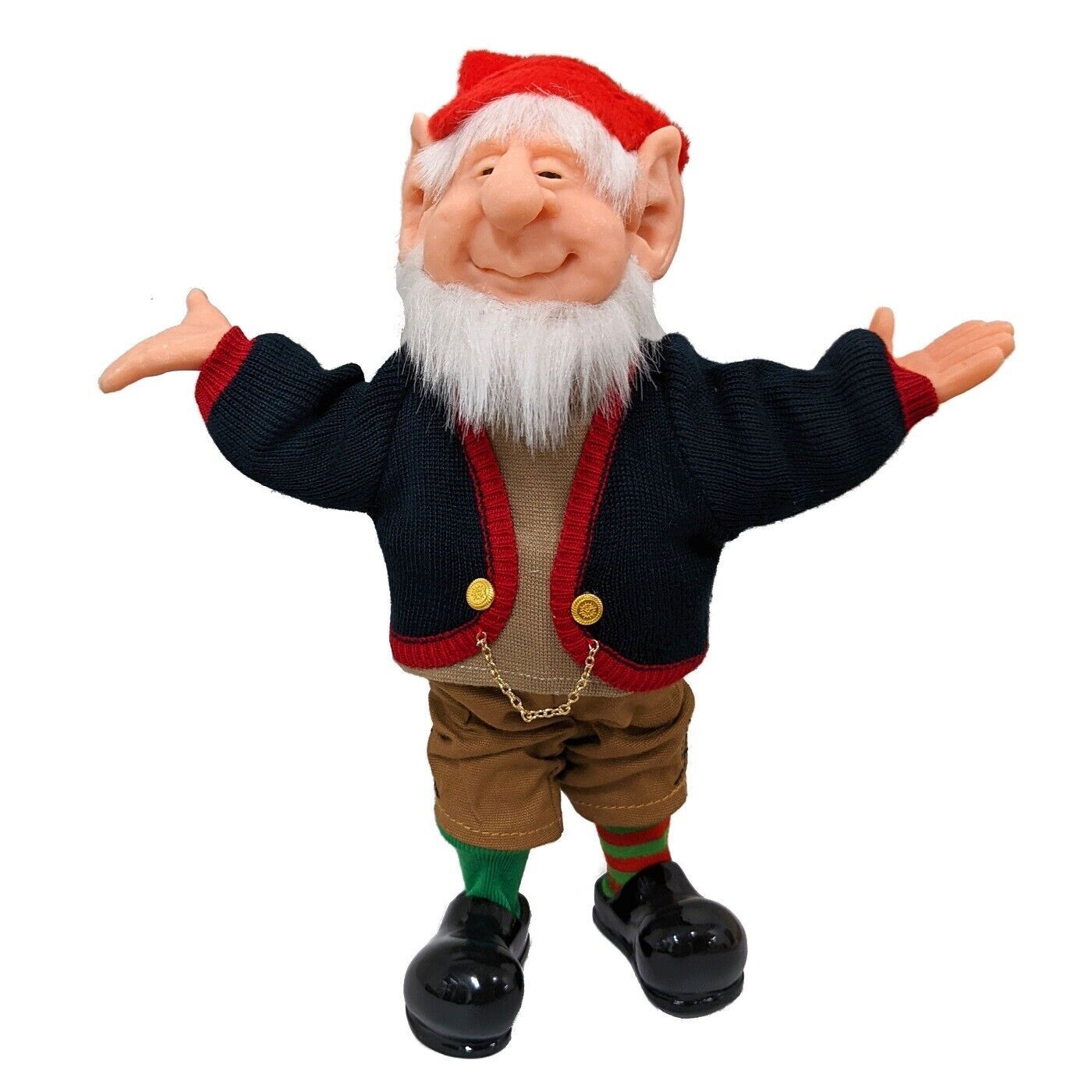 10 Inches Fibrous Elf Christmas Figurine