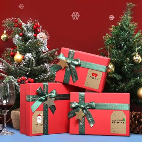 60 Sheets Red, Green & White Solid Christmas Tissue Paper