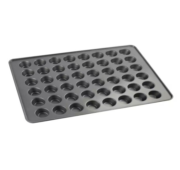 48-Cavity Non-Stick Mini Muffin Pan For Cupcakes, Kitchen Bakeware