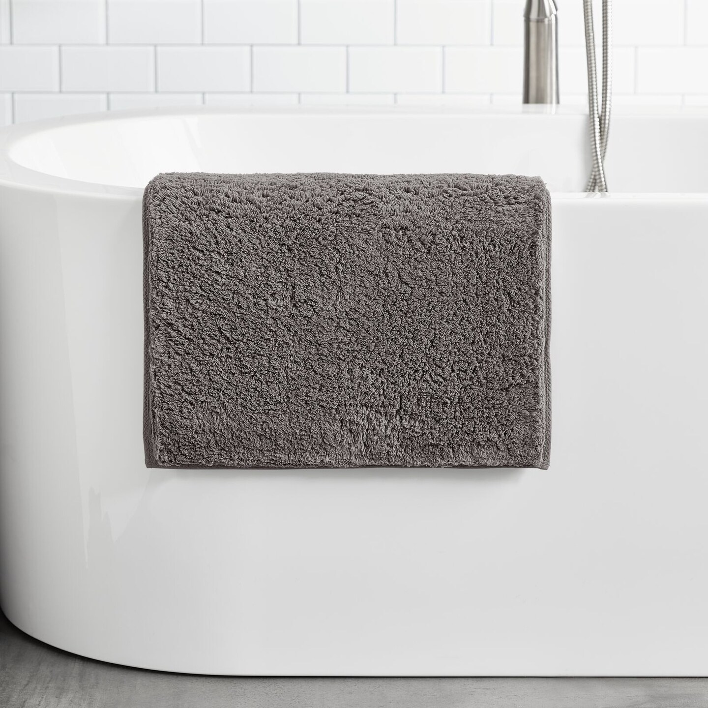Nate Home by Nate Berkus Non-Slip Cotton Bath Rug, 17&#x22; x 24&#x22;