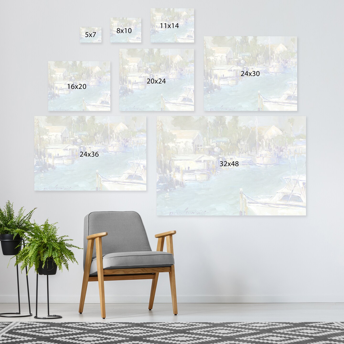 Mad Beach by Richard Wallich  Gallery Wrapped Canvas - Americanflat