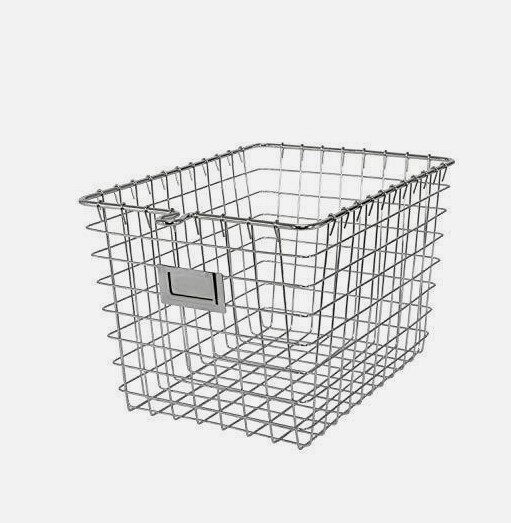 Spectrum Small Diversified Wire Storage Basket in Chrome