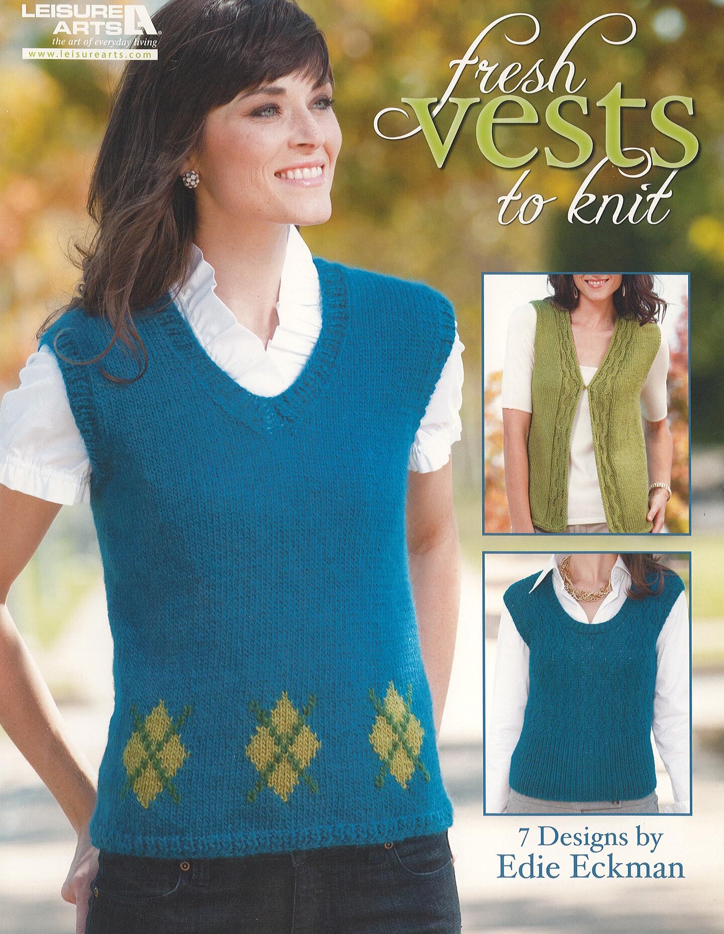 Leisure Arts Fresh Vests To Knit Knitting Book | Michaels