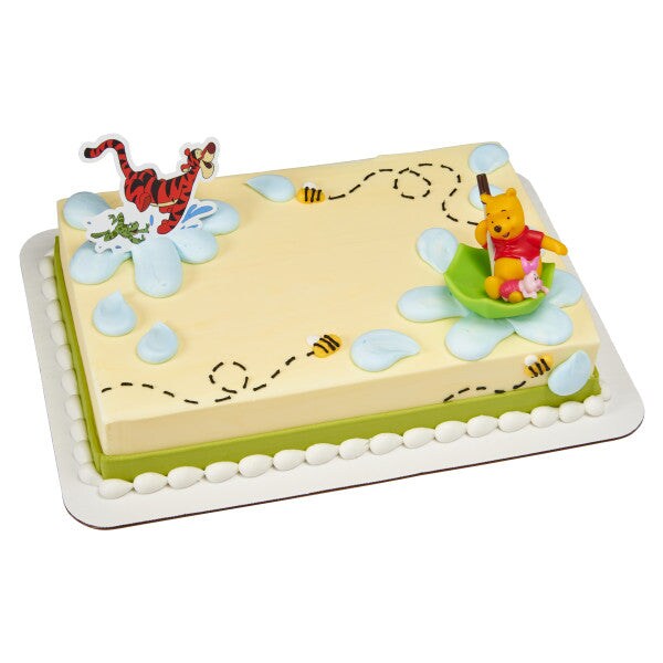 Winnie the Pooh, Piglet &#x26; Tigger Hunny Raindrops DecoSet&#xAE; Cake Decoration