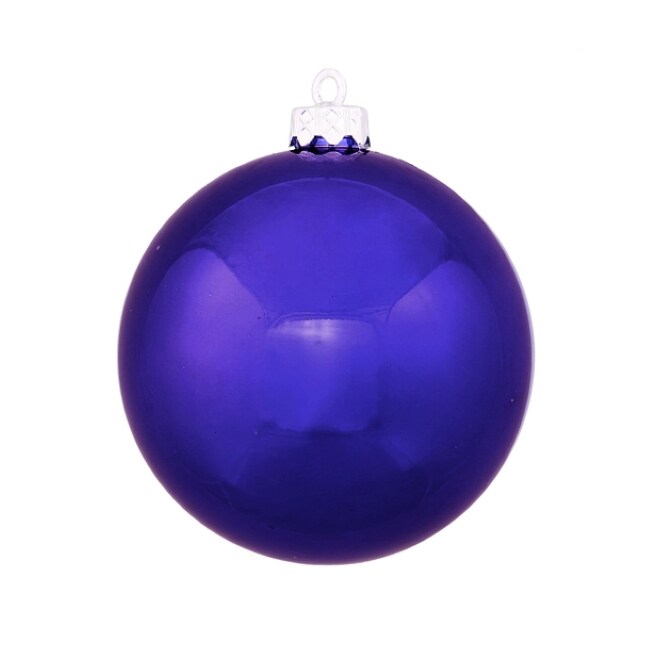 Northlight Shiny Shatterproof Christmas Ball Ornament - 8" (200mm) - Indigo Blue