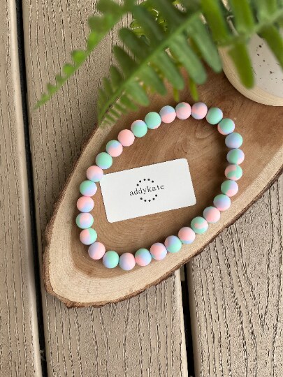 Designer Dog Necklace {PRETTYinPINK} Stretch Collar, Silicone Bead Puppy  Accessory, Unique Pet Gift MakerPlace by Michaels