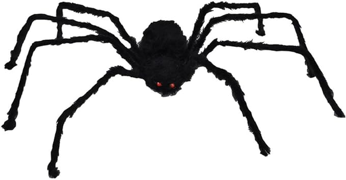 Fun World Huge Posable Hairy Spider - Halloween Decoration