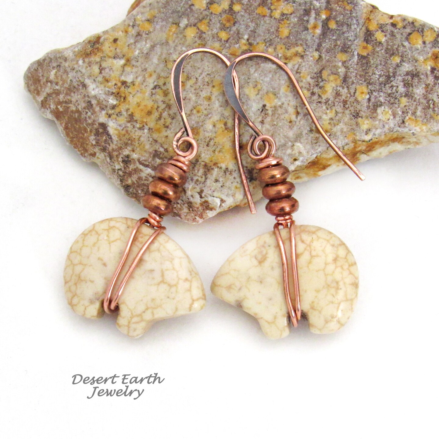 Carved Stone Earrings – Celebravo®