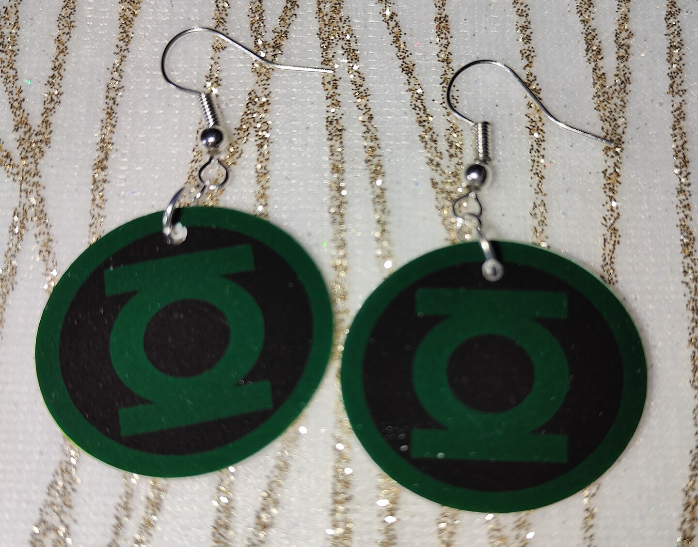 Green Lantern Fan Art Earrings