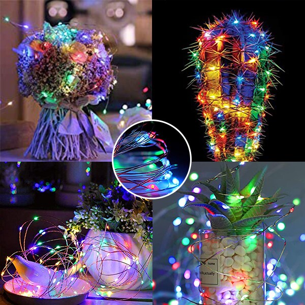 Perfect Holiday 30 LED Copper Fairy String Lights - Battery Operated