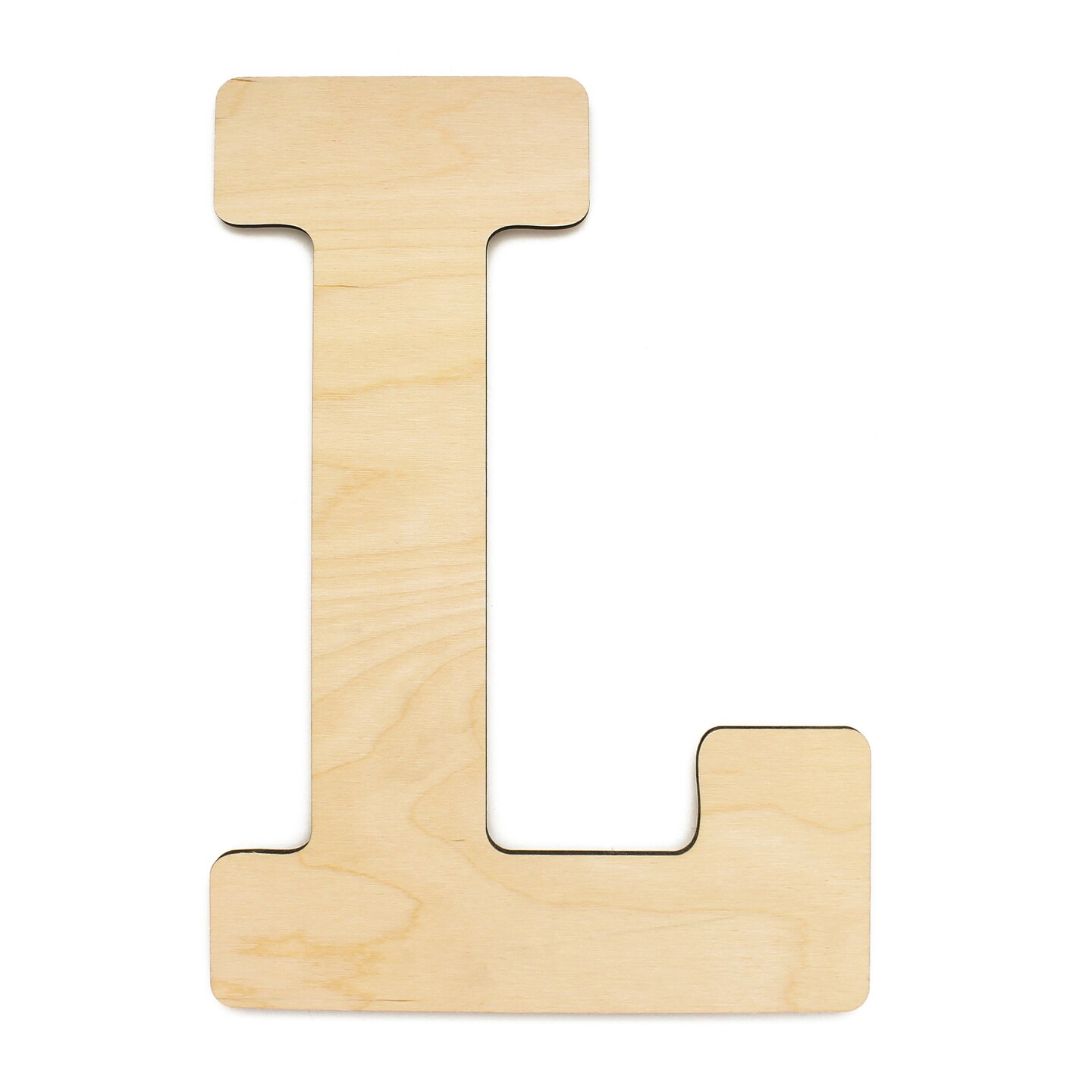 Good Wood by Leisure Arts Letter 9.5&#x22; L, Wooden Letters, Wood Letters, Wooden Letters Wall Decor, Large Wooden Letters, Wooden Letters 9.5 inch, Small Wooden Letters for Crafts