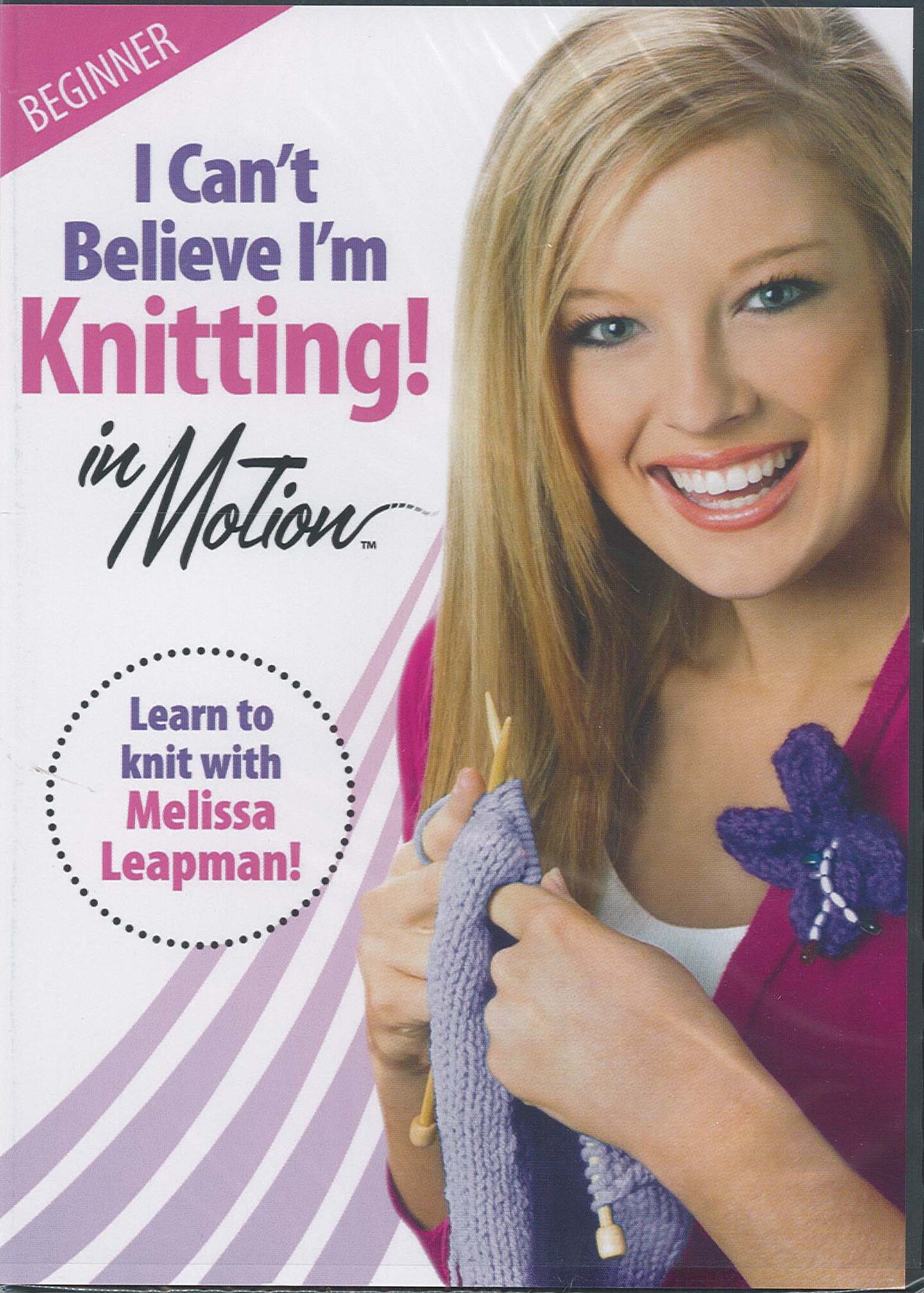 Leisure Arts Can&#x27;T Believe I&#x27;M Knitting Dvd, Knitting Dvd, Pattern Dvd Patterns, Beginners Patterns, Books For Beginners Adults, Beginner Dvd