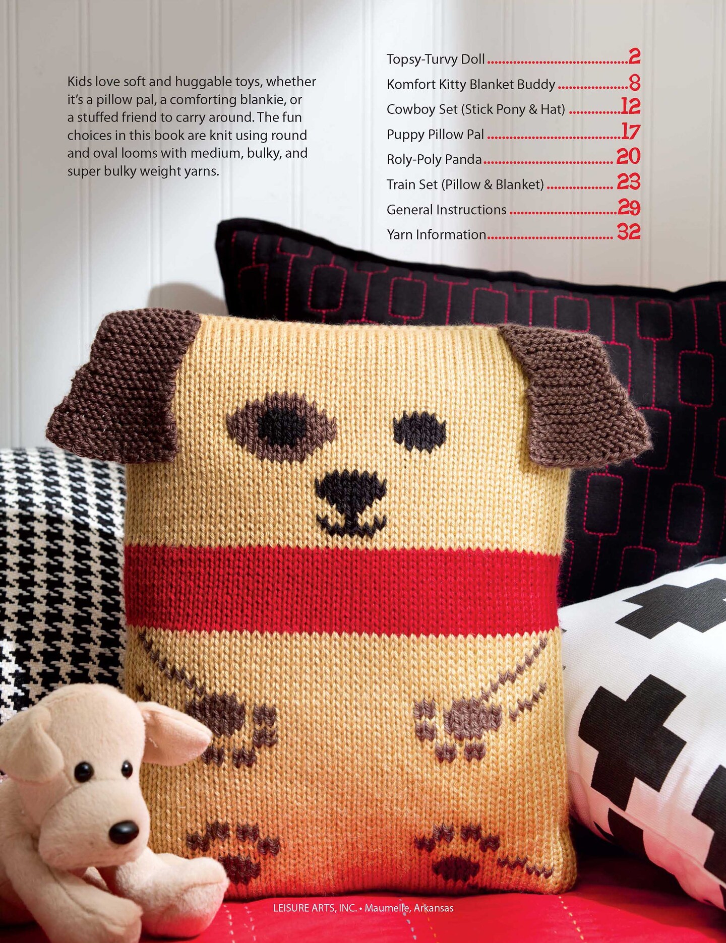 Leisure Arts Loom Knit Toys Knitting Book