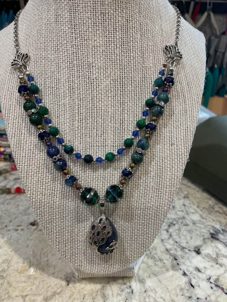 【BLACKPURPLE】Petit B Pearl Layered Necklace 送料・関税込☆BLACKPURPLE☆Petit B Pearl Layered Necklace