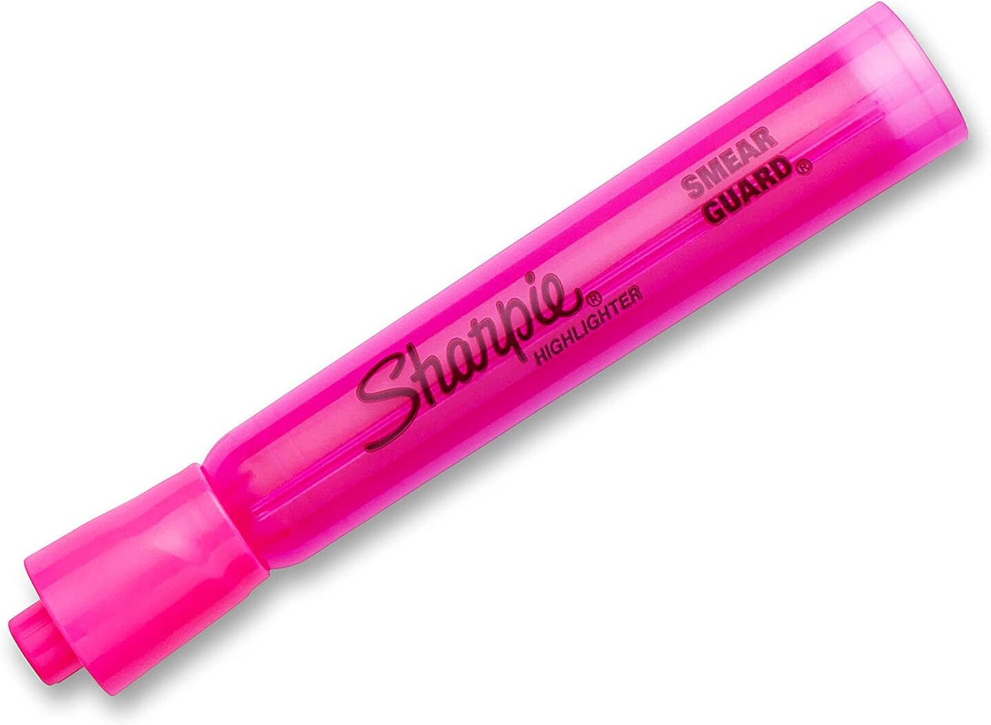 Tank Style Highlighters, Chisel Tip, Fluorescent Pink (25009)