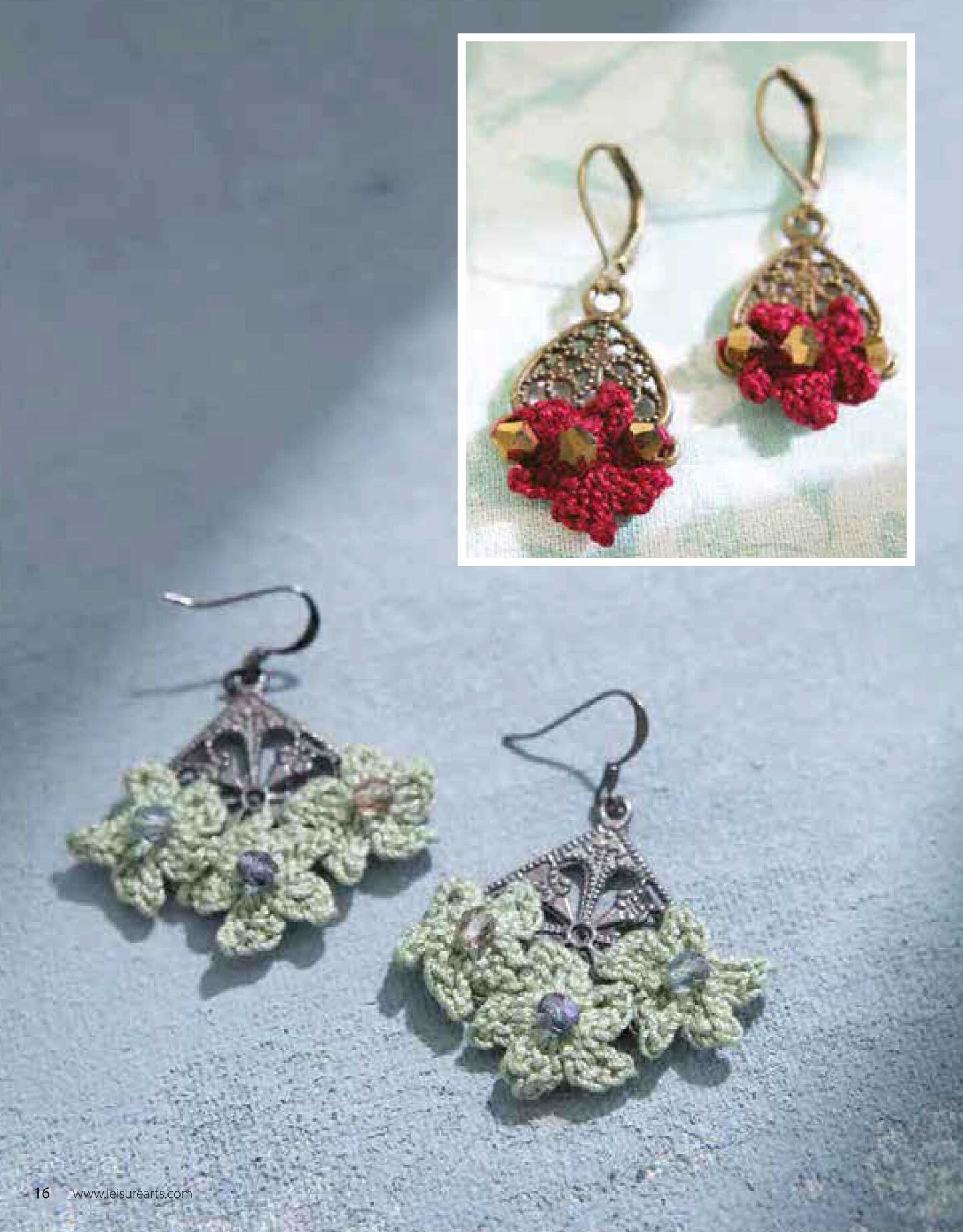 Leisure Arts Jewelry To Crochet Book