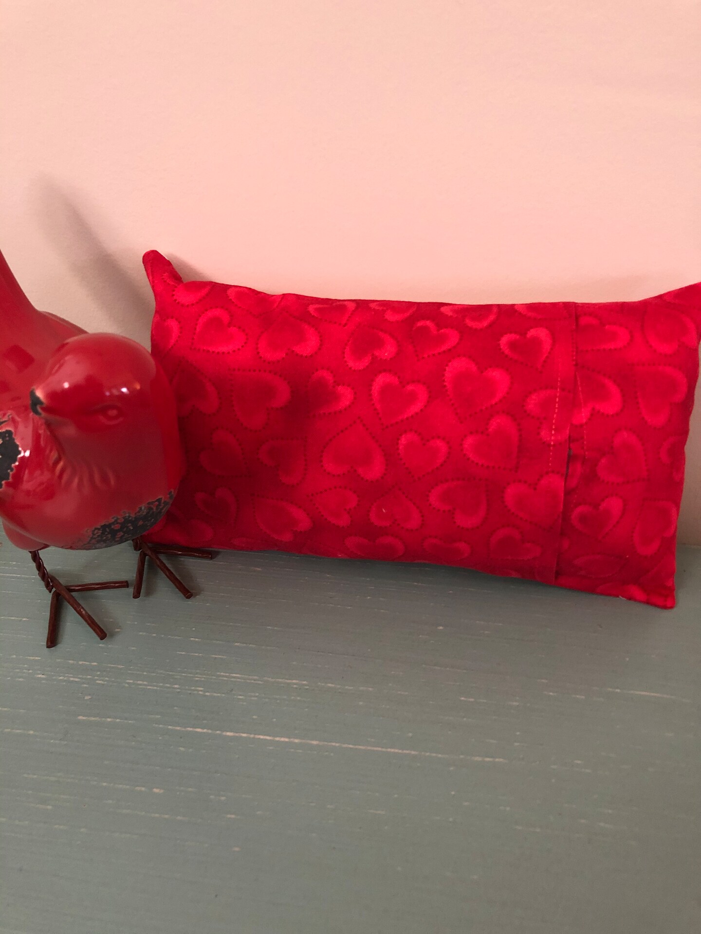 Mini embroidered cushion AMOUR