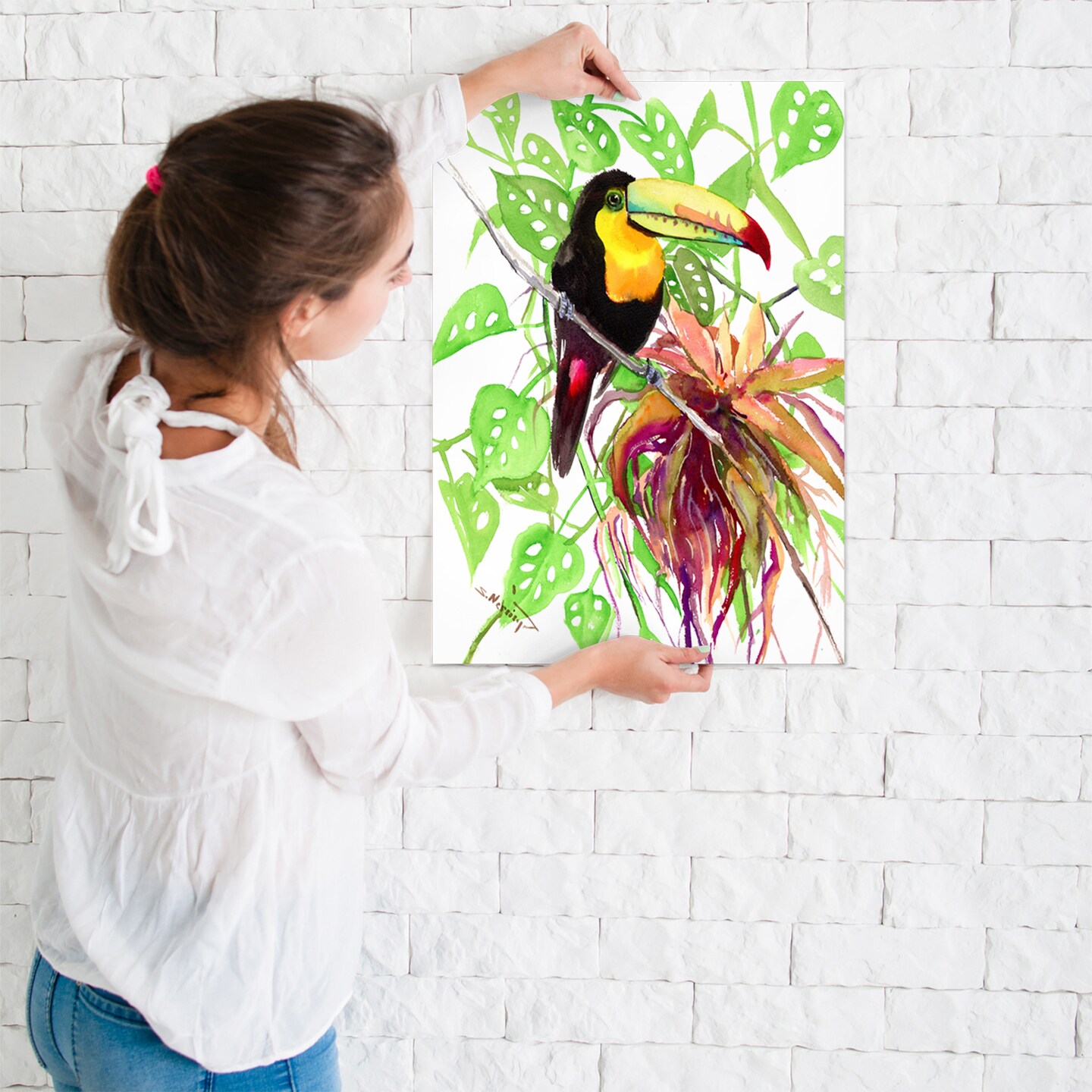 Toucan In The Jungle by Suren Nersisyan  Poster - Americanflat