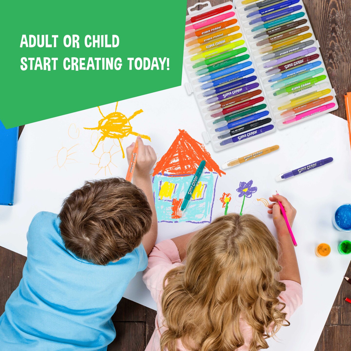36 Colors Silky Gel Crayons Set, 3-in-1 Smooth Bolder Crayons