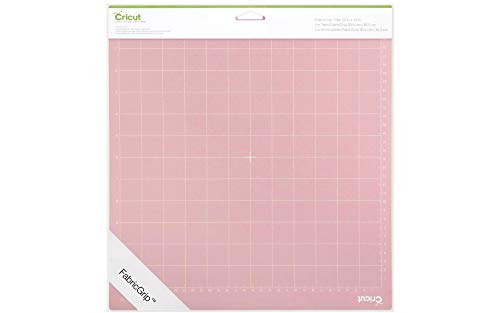 Cricut FabricGrip Adhesive Cutting Mat 12&#x22; x 12&#x22;, High Density Fabric Craft Cutting Mat, Made of Material to Withstand Increased Pressure. Use For Cricut Explore/Cricut Maker, (2 CT)