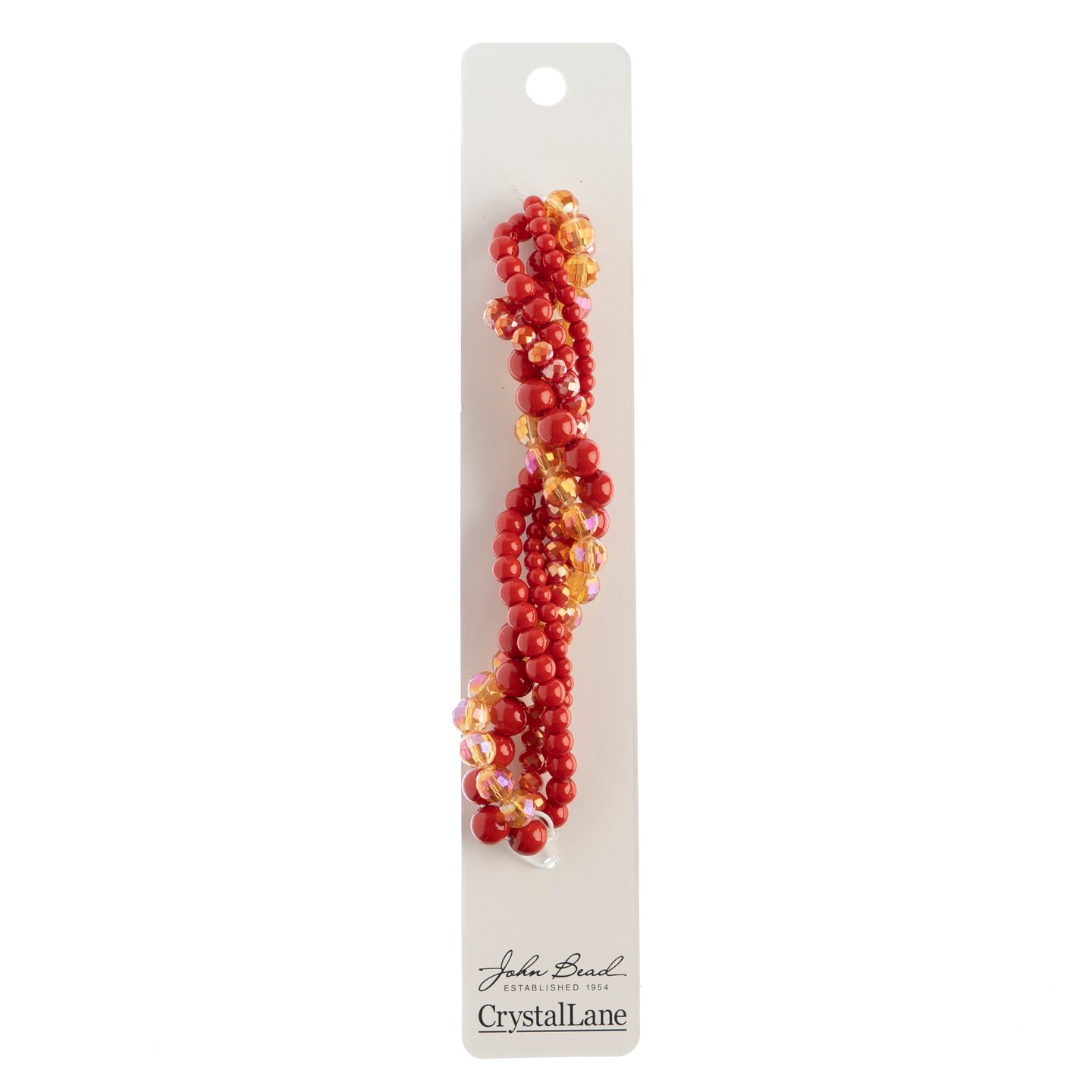 Crystal Lane DIY Anthurium Twisted Glass & Pearls Beads, 5 Strands