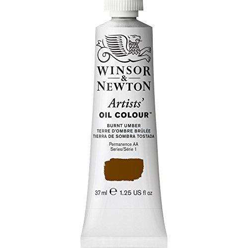 Artists&#x27; Oil Color, 37ml (1.25 oz) Tube, Burnt Umber