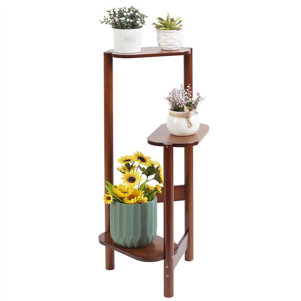 Wooden Metal Plant Stand