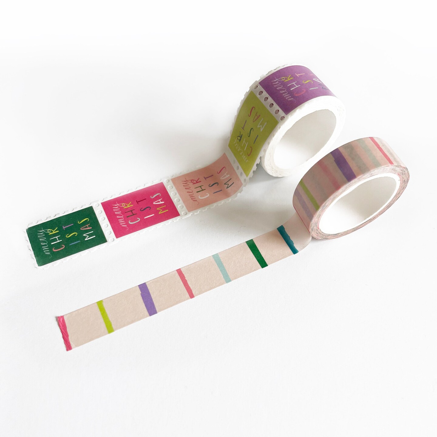 happy christmas washi tape (set of 2) | funday goods
