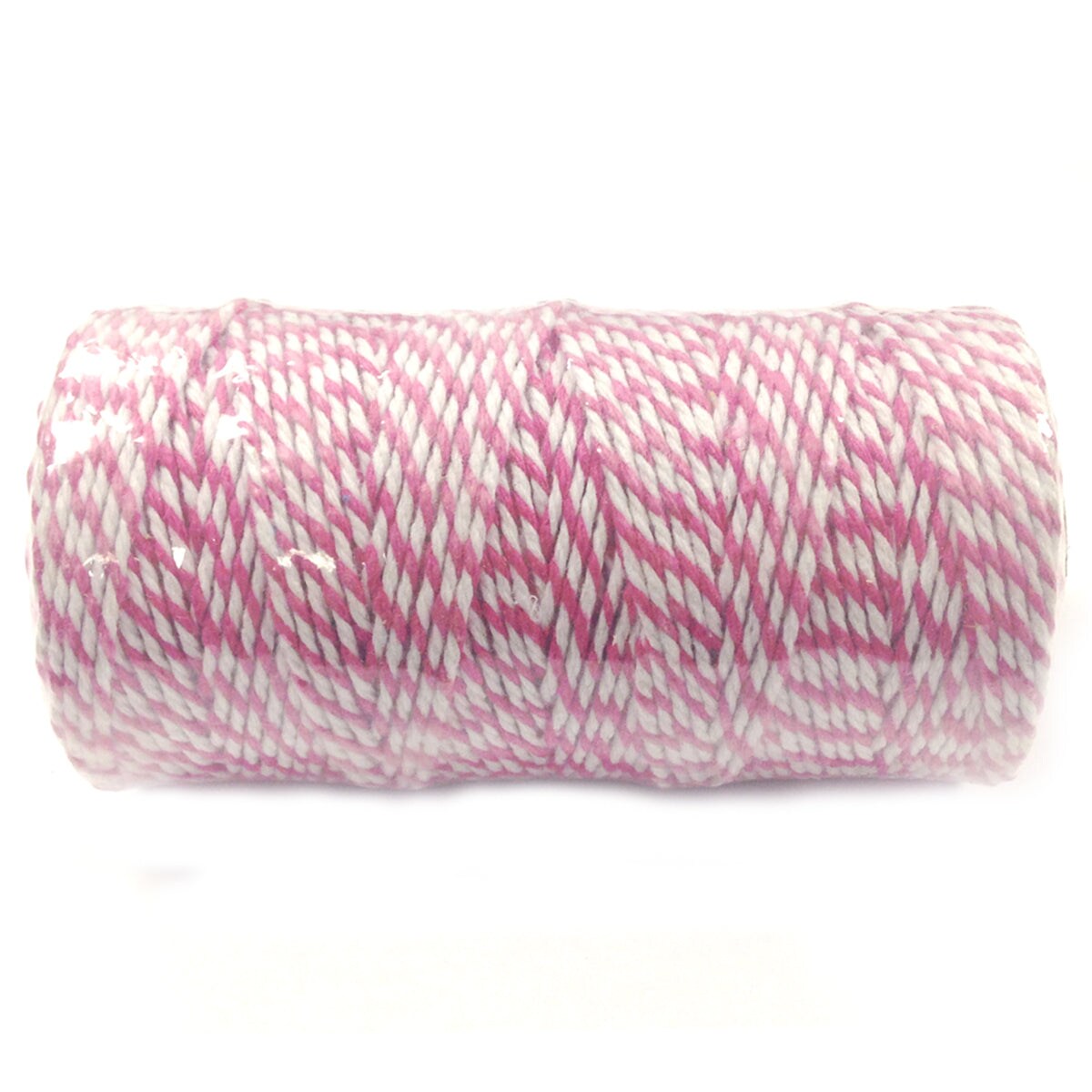 Wrapables Cotton Baker&#x27;s Twine 12ply 110 Yard, Hot Pink