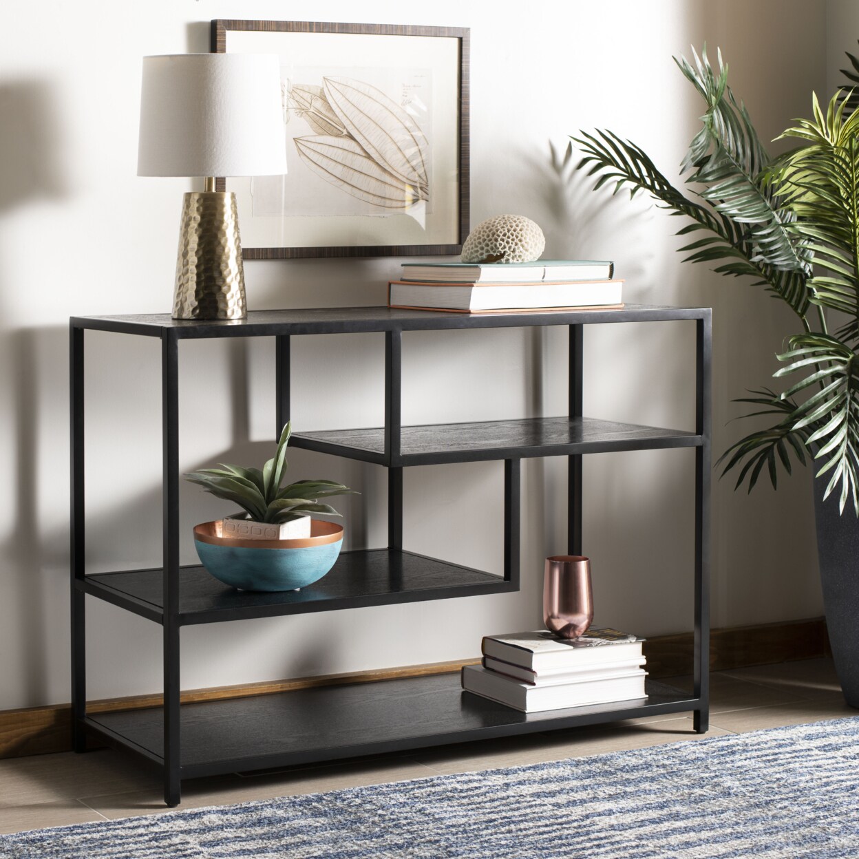Safavieh reese geometric console table deals