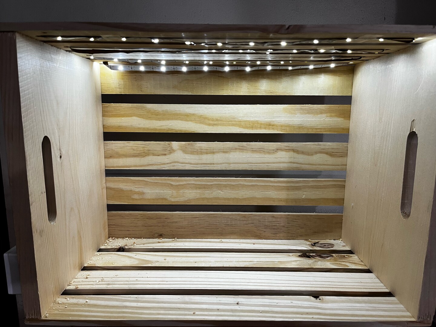 How-To name is DIY Lighted Crate