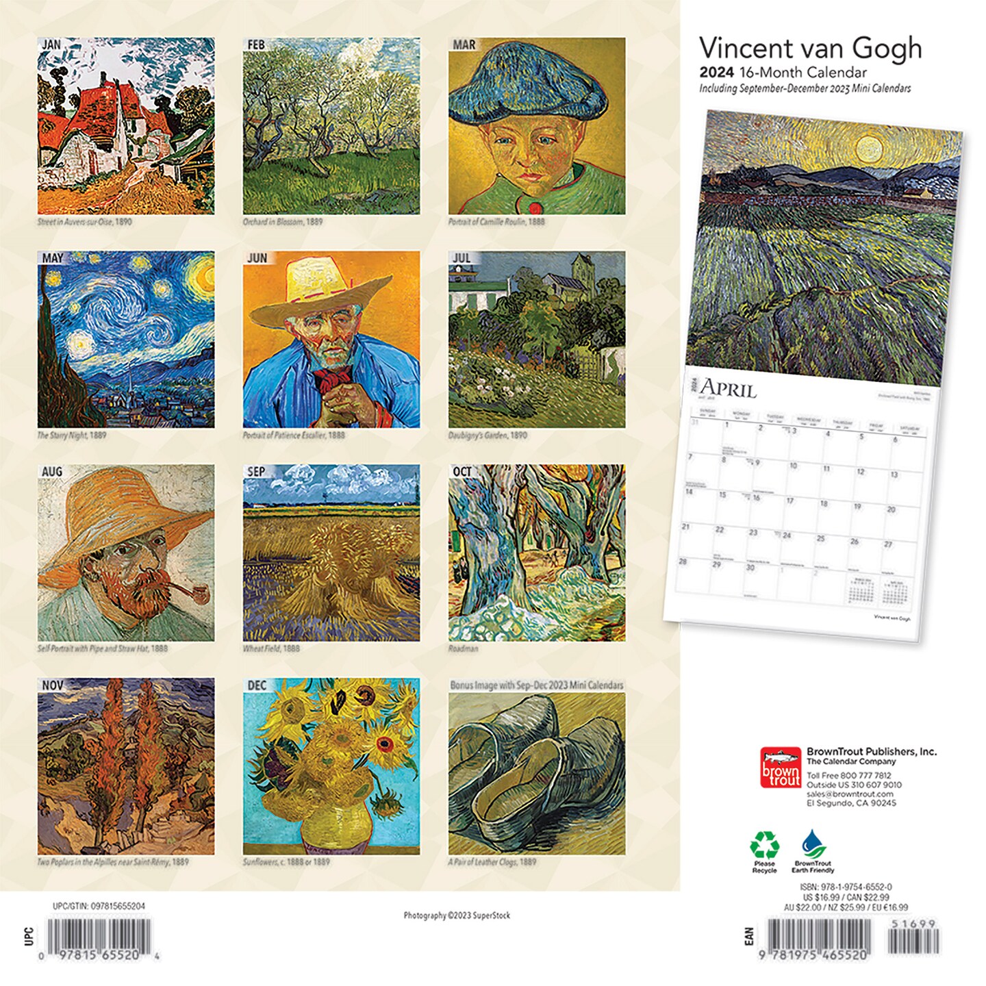 Van gogh kalender discount 2021