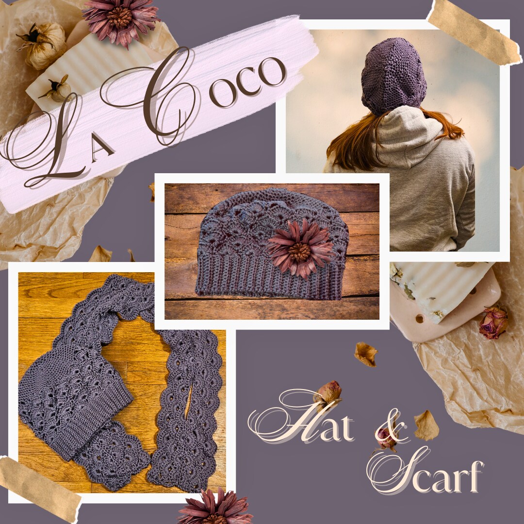 La Coco Hat and Scarf Set MakerPlace by Michaels