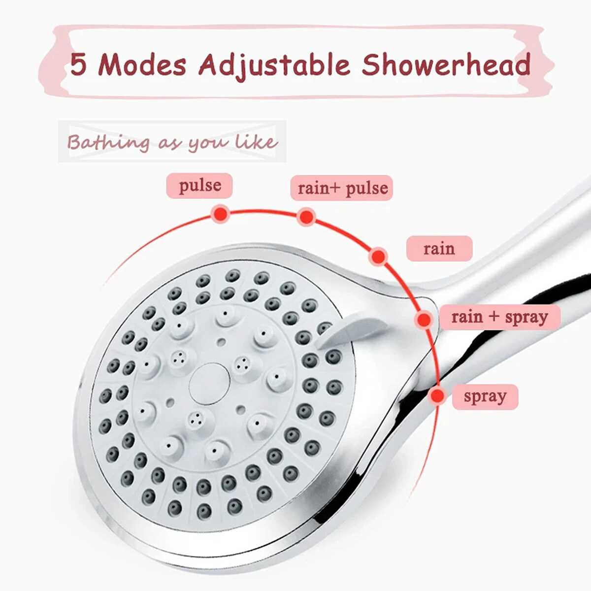 High Quality Shower Heads Spray With 5 ft. Hose