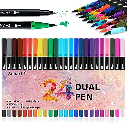 SANJOKI Alcohol Brush Markers 80 colors,Brush & Chisel Dual Tip Permanent  Artist Sketch Marker Pens,with Carrying Case and Sketchbook