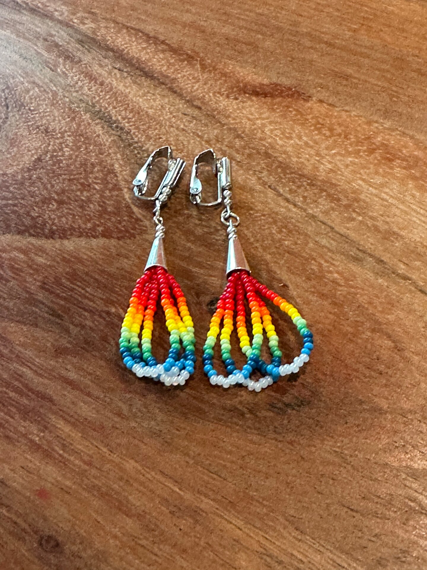 Fringe clip on on sale earrings