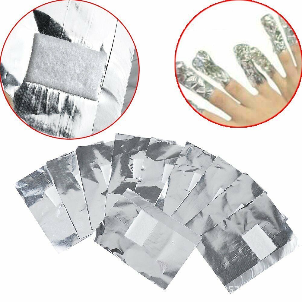 Kitcheniva Aluminium Foil Nail Art Soak Off Gel Polish Remover