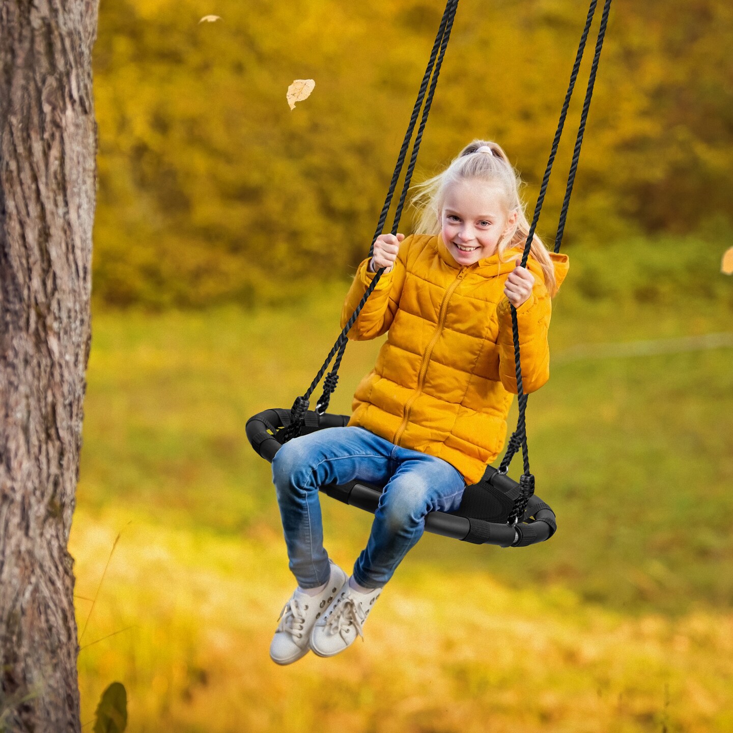 Sorbus Fabric Spinner Swing | Michaels