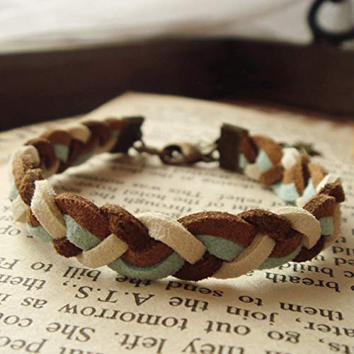 3 mm x100 Yards Coffee Suede Cord Suede Lace Faux Leather Cord with Roll Spool for Bracelet Necklace Beading DIY Handmade Crafts