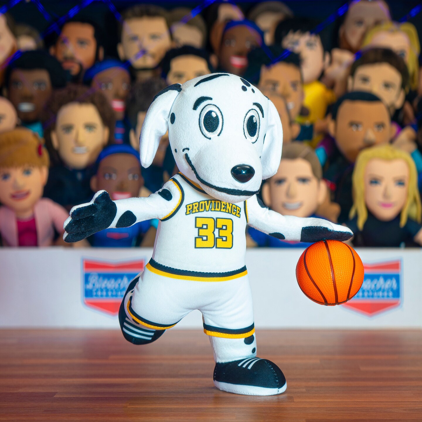 Bleacher Creatures PC Friars Dalmatian 10&#x22; Mascot Plush Figure