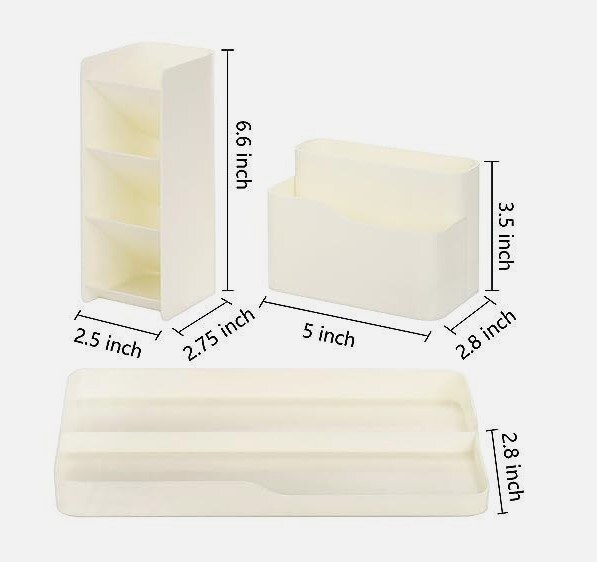 Vertical Desk Pen Organizer with Drawer
