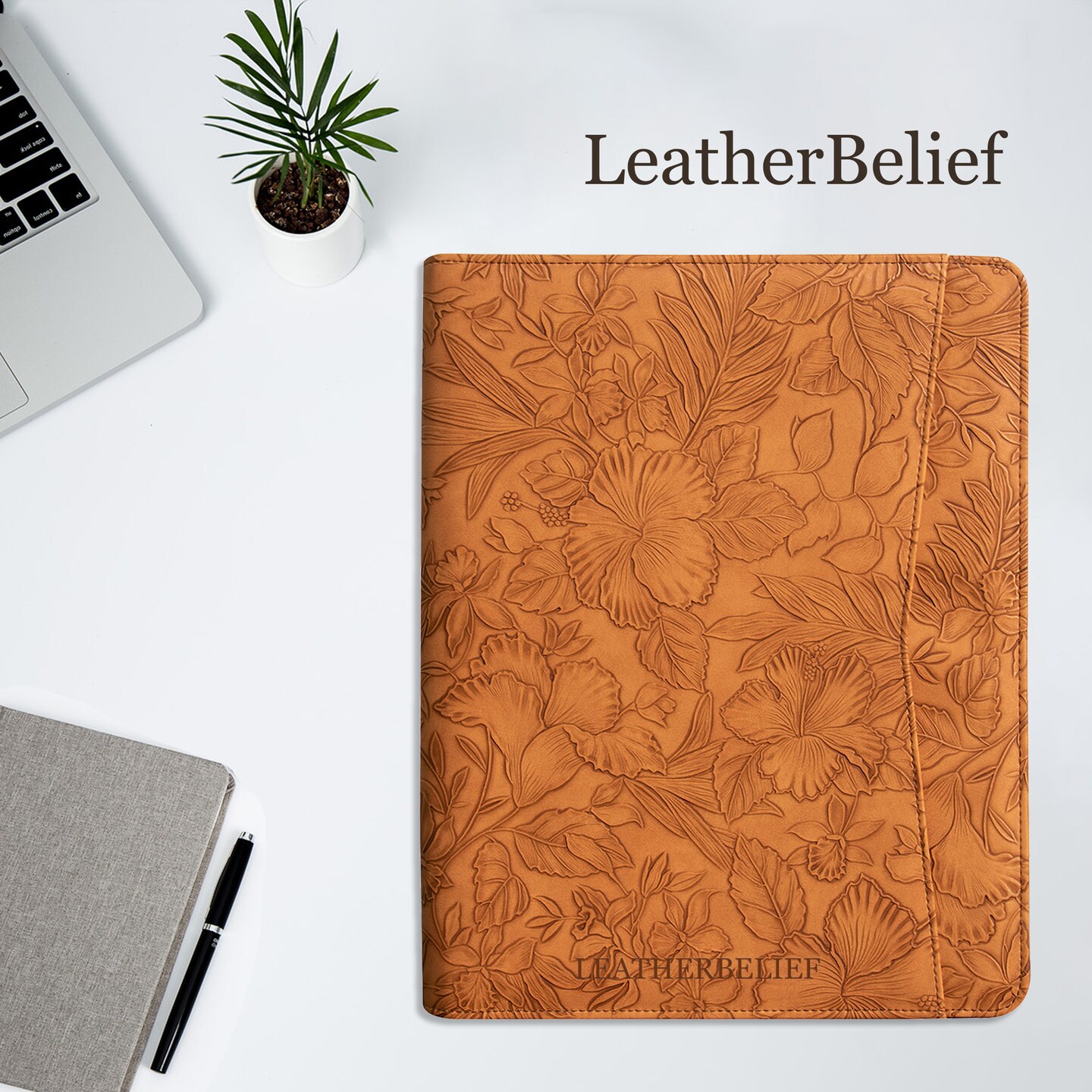 Personalized Leather Portfolio - 152781560008672 